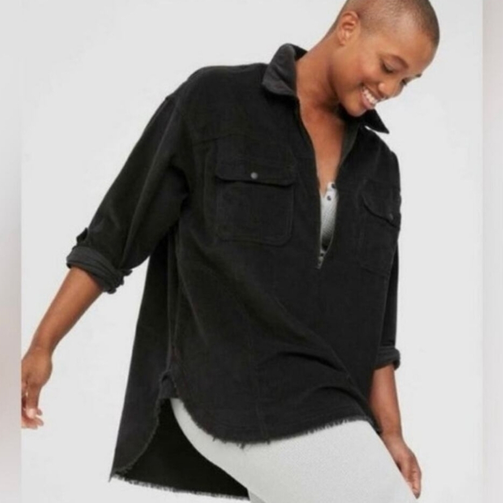 Offline By Aerie Corduroy Shacket Pullover